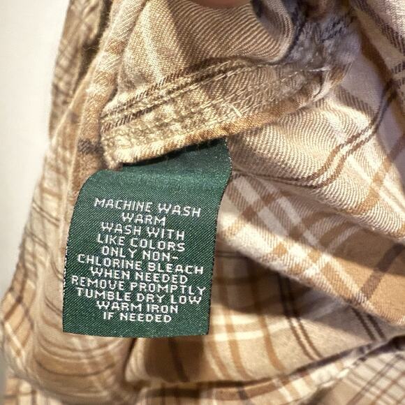 Ralph Lauren Shirt Womens XLPlaid Button Down Pony Classic Fit Preppy Grunge - Picture 7 of 7